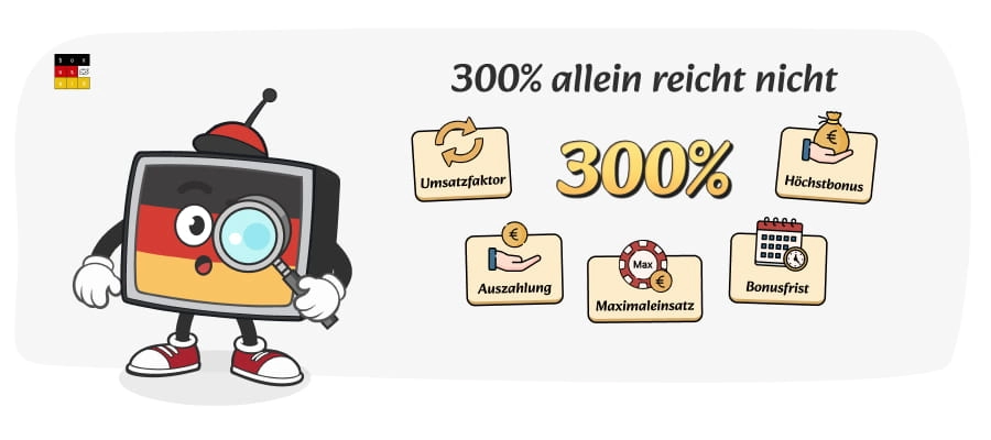 300% casino bonus bedingungen
