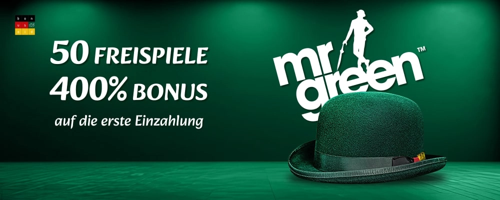 Mr Green Casino Willkommensboni