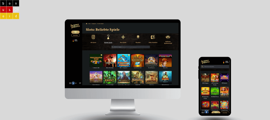 JackpotPiraten Casino mobile App