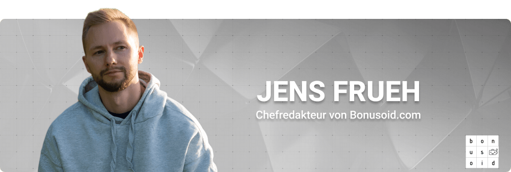 Jens Frueh Chefredakteur von Bonusoid