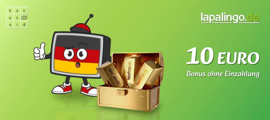 Lapalingo 10 Euro No Deposit Bonus