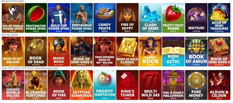 Beliebte Slots im Lapalingo Online Casino